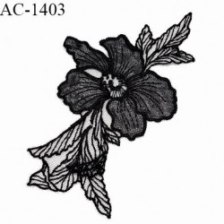 Guipure décor ornement dentelle haut de gamme couleur noir fabriqué pour une grande marque prix à l'unité