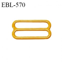 Réglette 19 mm de réglage de bretelle pour soutien gorge et maillot de bain couleur jaune moutarde prix à l'unité