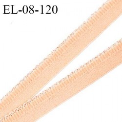 Elastique picot 8 mm haut de gamme couleur chair ou caramel clair fabriqué en France pour une grande marque prix au mètre