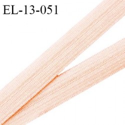 Elastique lingerie 13 mm haut de gamme pré plié couleur beige doré fabriqué en France pour une grande marque prix au mètre