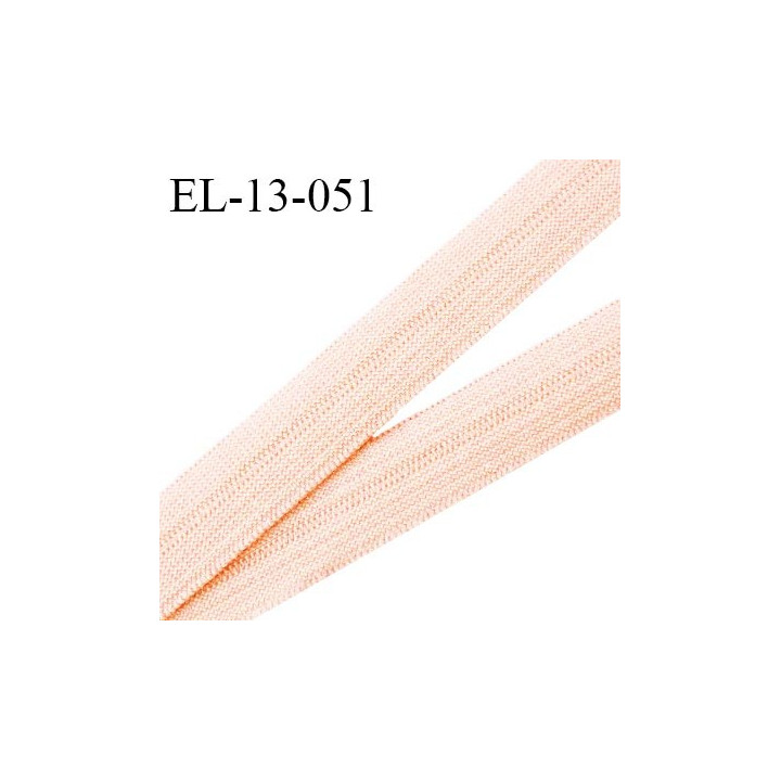 Elastique lingerie 13 mm haut de gamme pré plié couleur beige doré fabriqué en France pour une grande marque prix au mètre