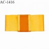 Noeud lingerie satin haut de gamme couleur jaune haut de gamme largeur 70 mm hauteur 34 mm prix à l'unité