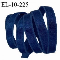 Elastique 10 mm lingerie couleur bleu marine brillant fabriqué en France pour une grande marque prix au mètre