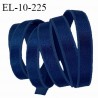 Elastique 10 mm bretelle et lingerie couleur bleu marine brillant fabriqué en France pour une grande marque prix au mètre