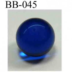 perle BICHE DE BERE couleur bleu non percée diamètre 11 millimètres POUR REPARER OU CREER VOS BIJOUX BICHE DE BERE 