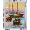Canevas à broder 22 x 30 cm marque ROYAL PARIS thème MER marine