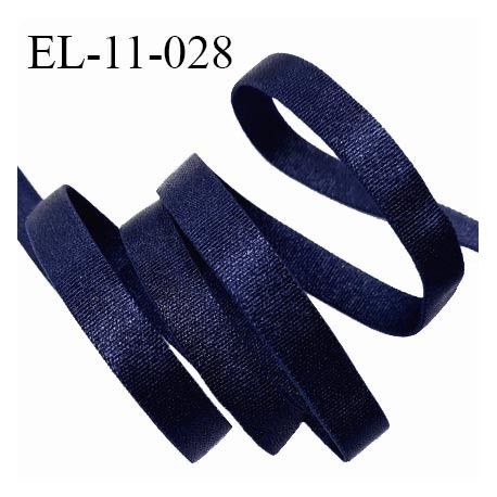 Elastique 11 mm bretelle et lingerie couleur bleu brillant fabriqué pour une grande marque largeur 11 mm prix au mètre