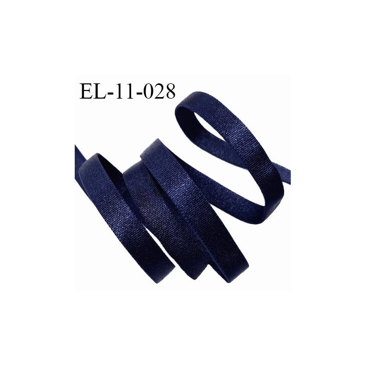 Elastique 11 mm bretelle et lingerie couleur bleu brillant fabriqué pour une grande marque largeur 11 mm prix au mètre
