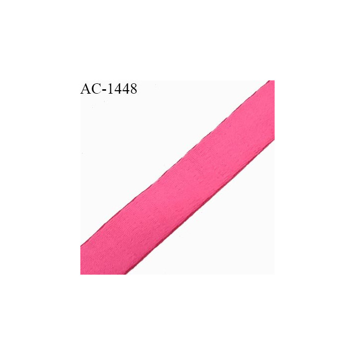 Devant bretelle haut de gamme couleur fuchsia doux au toucher longueur 23.5 cm largeur 16 mm prix à la pièce