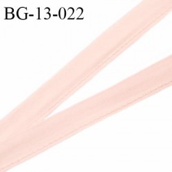 Cache armature et baleine underwire 13 mm couleur rose pâle très doux au toucher fine épaisseur largeur 13 mm prix au mètre