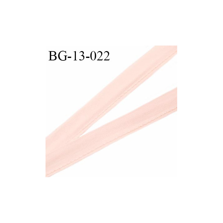 Cache armature et baleine underwire 13 mm couleur rose pâle très doux au toucher fine épaisseur largeur 13 mm prix au mètre