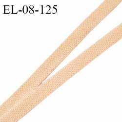 Elastique 8 mm lingerie haut de gamme fabriqué en France couleur chair clair ou champagne doux au toucher prix au mètre