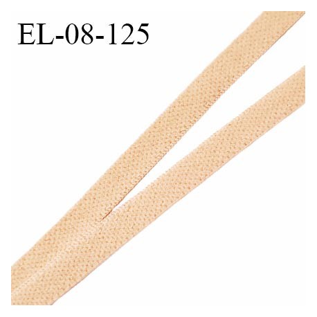 Elastique 8 mm lingerie haut de gamme fabriqué en France couleur chair clair ou champagne doux au toucher prix au mètre