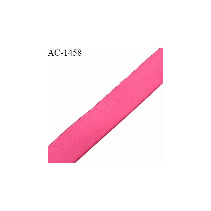 Devant bretelle haut de gamme couleur fuchsia doux au toucher longueur 23.5 cm largeur 19 mm prix à la pièce