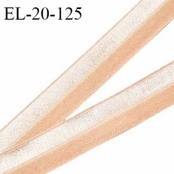 Elastique lingerie 20 mm très haut de gamme pré plié couleur chair fabriqué en France pour une grande marque prix au mètre