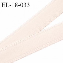 Elastique 18 mm bretelle et lingerie couleur beige rosé ou dune très beau largeur 18 mm prix au mètre