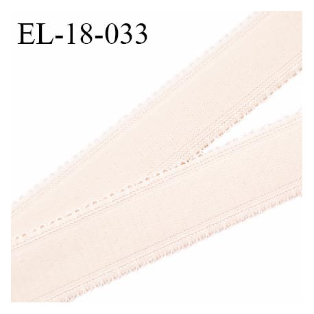 Elastique 18 mm bretelle et lingerie couleur beige rosé ou dune très beau largeur 18 mm prix au mètre