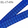 Elastique 16 mm bretelle et lingerie couleur nuit bleue froncé fabriqué en France pour une grande marque prix au mètre