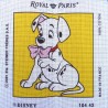 Canevas à broder 30 x 30 cm marque ROYAL PARIS thème DISNEY 101 dalmatiens