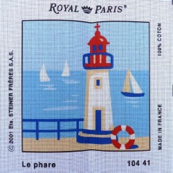 Canevas à broder 30 x 30 cm marque ROYAL PARIS thème LA MER les crabes