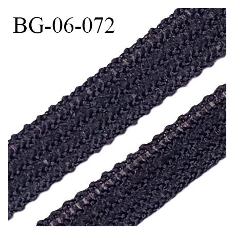 Droit fil à plat 6 mm semi rigide spécial lingerie et couture du prêt-à-porter couleur gris caviar prix au mètre