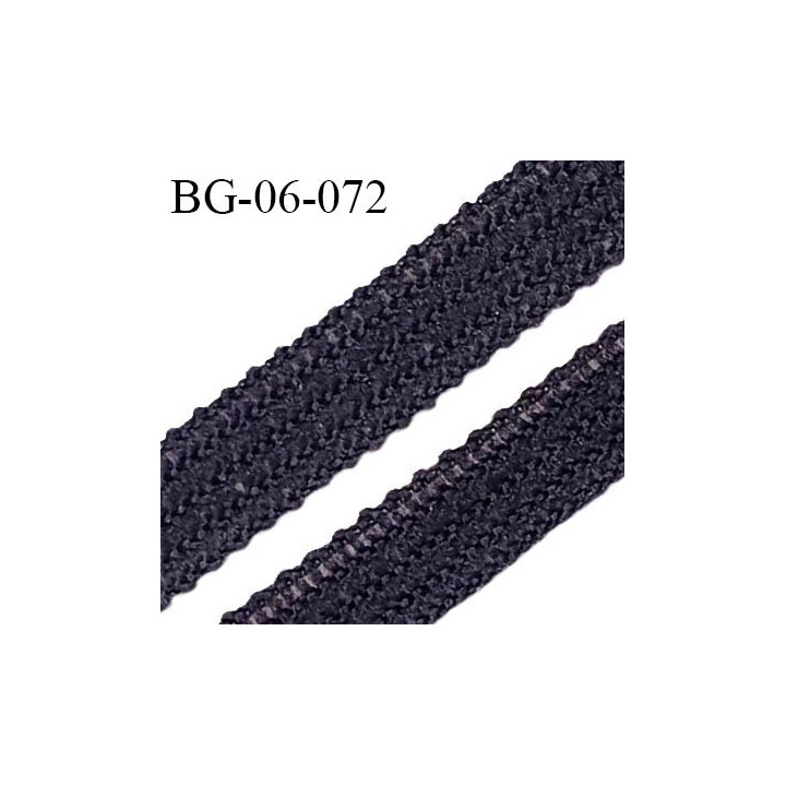 Droit fil à plat 6 mm semi rigide spécial lingerie et couture du prêt-à-porter couleur gris caviar prix au mètre