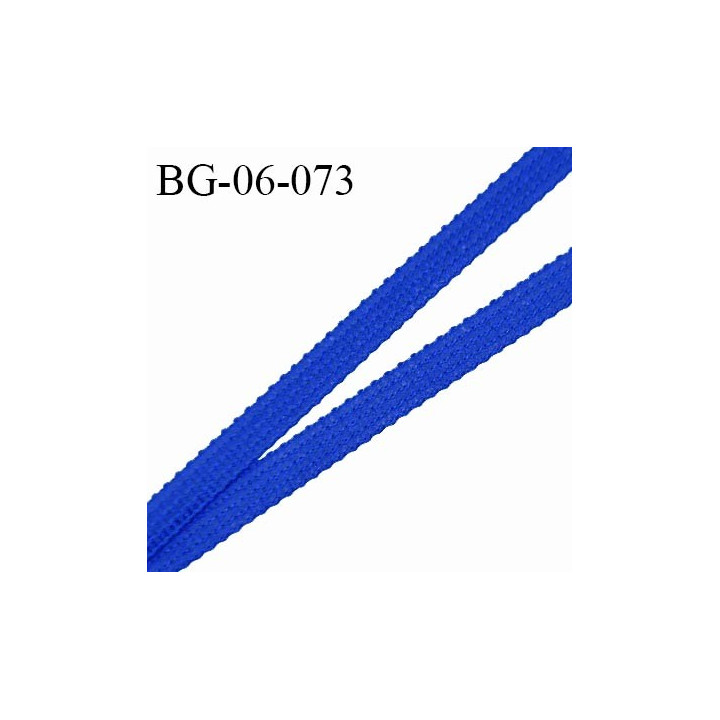 Droit fil à plat 6 mm semi rigide spécial lingerie et couture du prêt-à-porter couleur nuit bleue prix au mètre