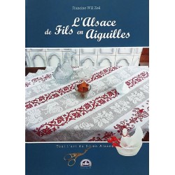 Livre DMC L'Alsace de fils en aiguilles de Francine Will Zeil