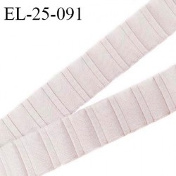 Elastique 24 mm lingerie haut de gamme couleur fumé largeur 24 mm fabriqué en France prix au mètre