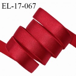 Elastique 16 mm lingerie haut de gamme couleur rouge tentation brillant largeur 16 mm prix au mètre