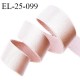 Elastique 24 mm bretelle et lingerie couleur beige rosé ou lamé brillant fabriqué en France pour une grande marque prix au mètre