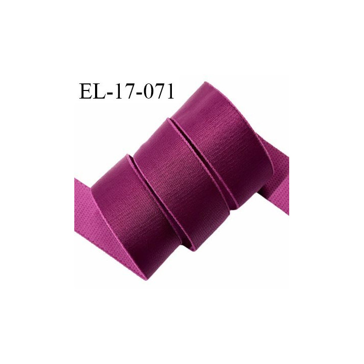 Elastique 16 mm bretelle et lingerie couleur magenta fabriqué en France pour une grande marque largeur 16 mm prix au mètre