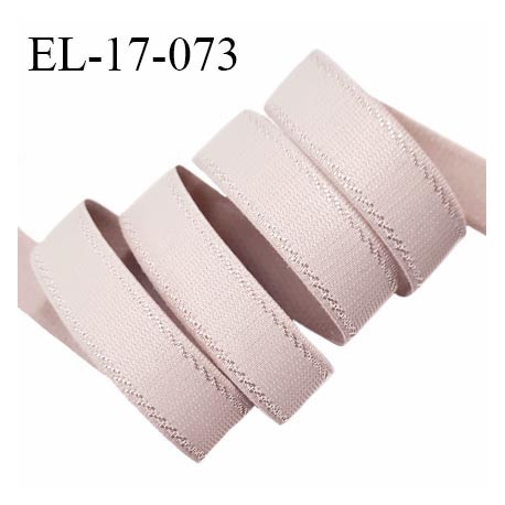 Elastique 16 mm bretelle et lingerie avec surpiqûres couleur fumé fabriqué en France pour une grande marque prix au mètre