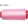 Cone 1000 mètres de fil mousse n°100 polyamide fil super qualité couleur rose longueur 1000 m bobiné en France