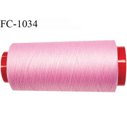 Cone 2000 mètres de fil mousse n°100 polyamide fil super qualité couleur rose longueur 2000 m  bobiné en France