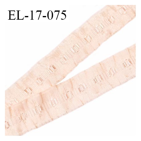 Elastique 16 mm froncé bretelle et lingerie couleur rose amour élasticité 40 % dessous très doux largeur 16 mm prix au mètre