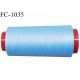 Cone 1000 mètres de fil mousse n°100 polyamide fil super qualité couleur bleu ciel longueur 1000 m bobiné en France