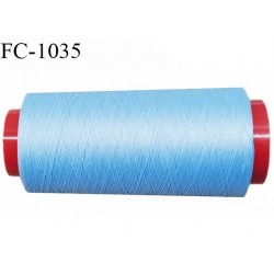 Cone 1000 mètres de fil mousse n°100 polyamide fil super qualité couleur bleu ciel longueur 1000 m bobiné en France