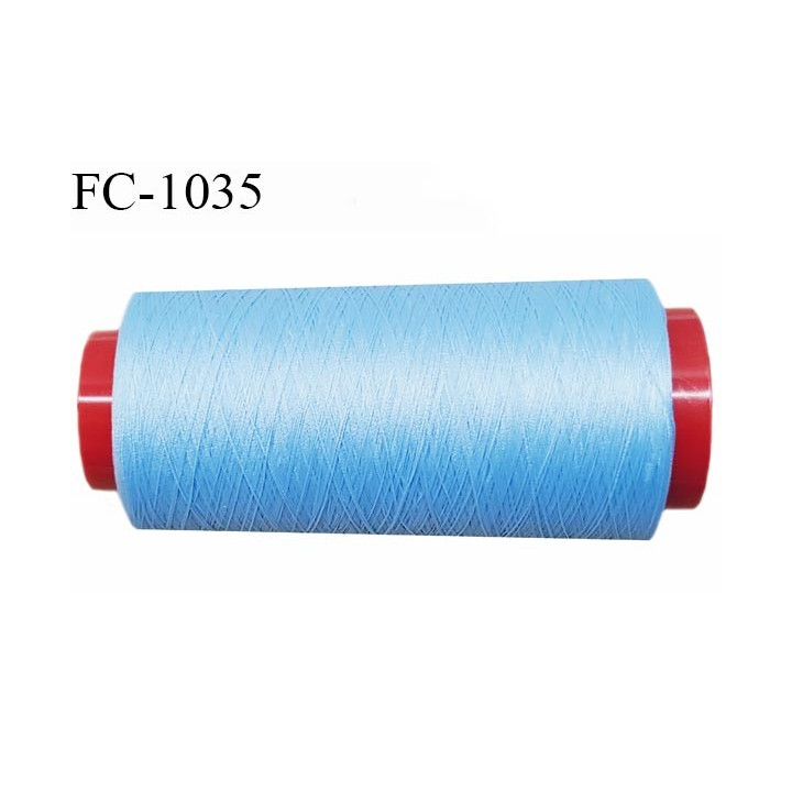 Cone 5000 mètres de fil mousse n°100 polyamide fil super qualité couleur bleu ciel longueur 5000 m  bobiné en France