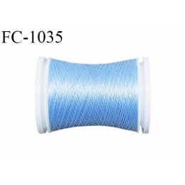 Cone 500 mètres de fil mousse n°100 polyamide fil super qualité couleur bleu ciel longueur 500 m  bobiné en France