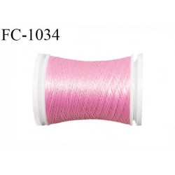 Cone 500 mètres de fil mousse n°100 polyamide fil super qualité couleur rose longueur 500 m  bobiné en France