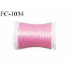 Cone 500 mètres de fil mousse n°100 polyamide fil super qualité couleur rose longueur 500 m bobiné en France