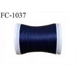 Cone 500 mètres de fil mousse n°100 polyamide fil super qualité couleur bleu marine longueur 500 m  bobiné en France