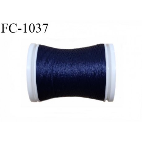 Cone 500 mètres de fil mousse n°100 polyamide fil super qualité couleur bleu marine longueur 500 m bobiné en France