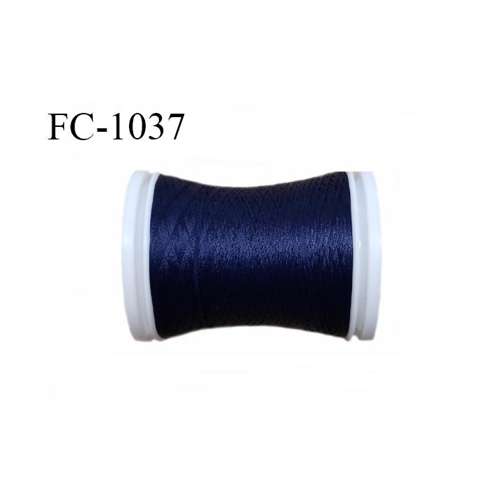 Cone 500 mètres de fil mousse n°100 polyamide fil super qualité couleur bleu marine longueur 500 m  bobiné en France