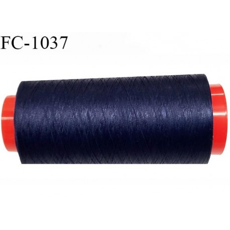 Cone 2000 mètres de fil mousse n°100 polyamide fil super qualité couleur bleu marine longueur 2000 m bobiné en France