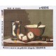 Canevas à broder 40 x 60 cm thème nature morte au gobelet d'après Chardin retouché à la main