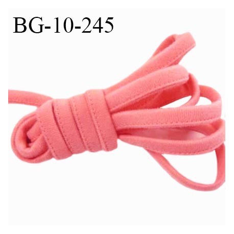 Cache armature et baleine underwire 10 mm couleur corail très doux au toucher largeur 10 mm prix au mètre