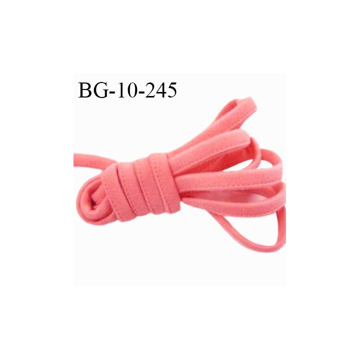 Cache armature et baleine underwire 10 mm couleur corail très doux au toucher largeur 10 mm prix au mètre