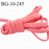 Cache armature et baleine underwire 10 mm couleur corail très doux au toucher largeur 10 mm prix au mètre